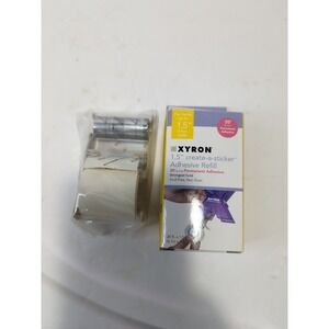 Xyron AT155-20 Create-a-Sticker 20 ft roll 1.5 in wide adhesive refill New